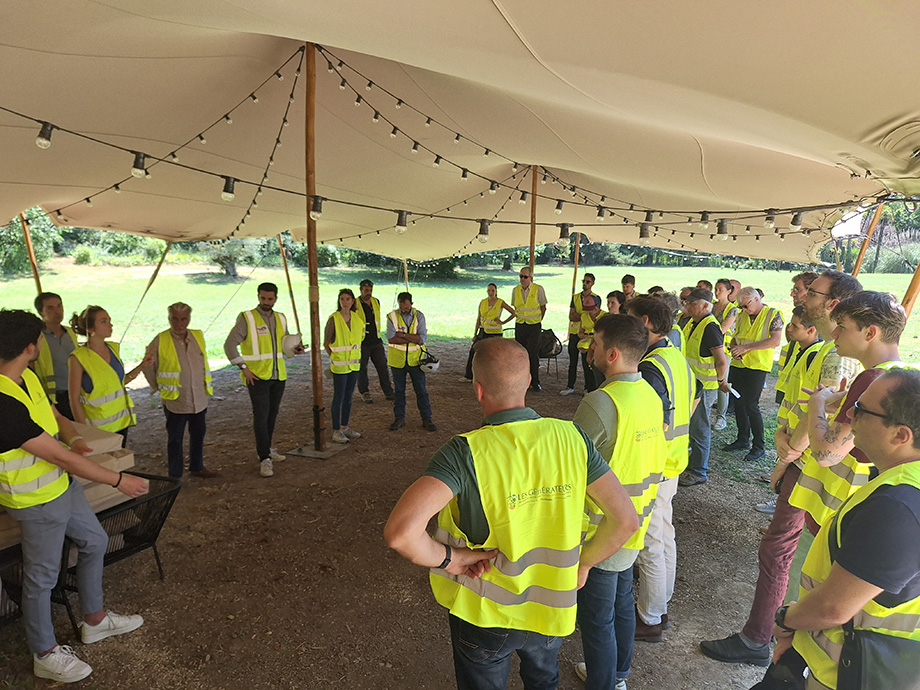 visite de l'installation agrivoltaïque de villemaustaussou - 10 juillet 2024 - 2