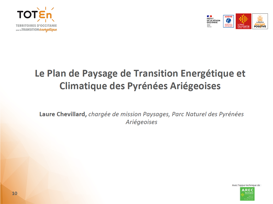 TOTEn6- présentation de Laure Chevillard - PNR Pyrénées Ariégeoises