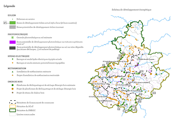 PNR GC : schéma de developpement énergie équipable hydroélec