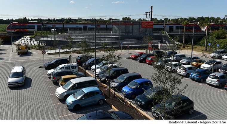 parking de desserte de halte TER