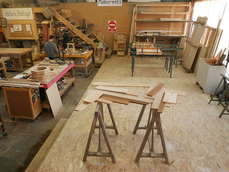 atelier de recyclage du bois