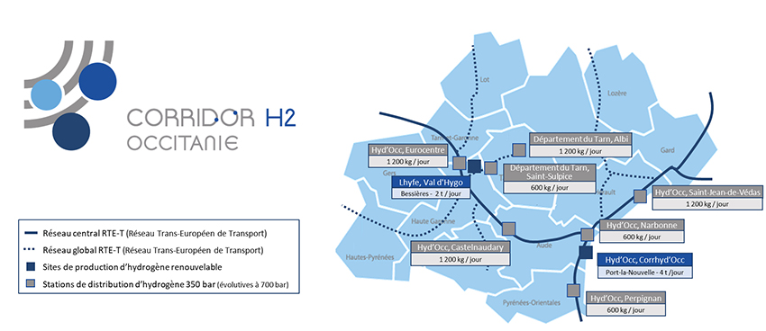 carte hydro corridor