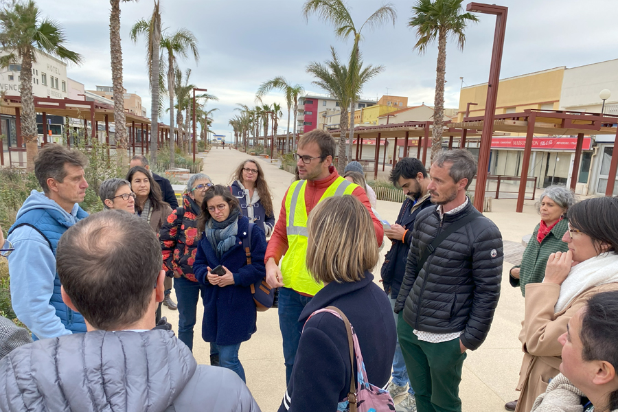 Visite du Boulevard de la Méditerranée, Narbonne-Plage