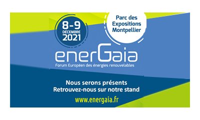 illustration Energaïa 2021, du 8 au 9 décembre au Parc des expositions de Montpellier