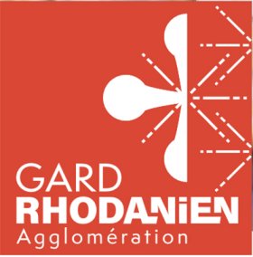 Logo COMMUNAUTÉ D'AGGLOMÉRATION DU GARD RHODANIEN